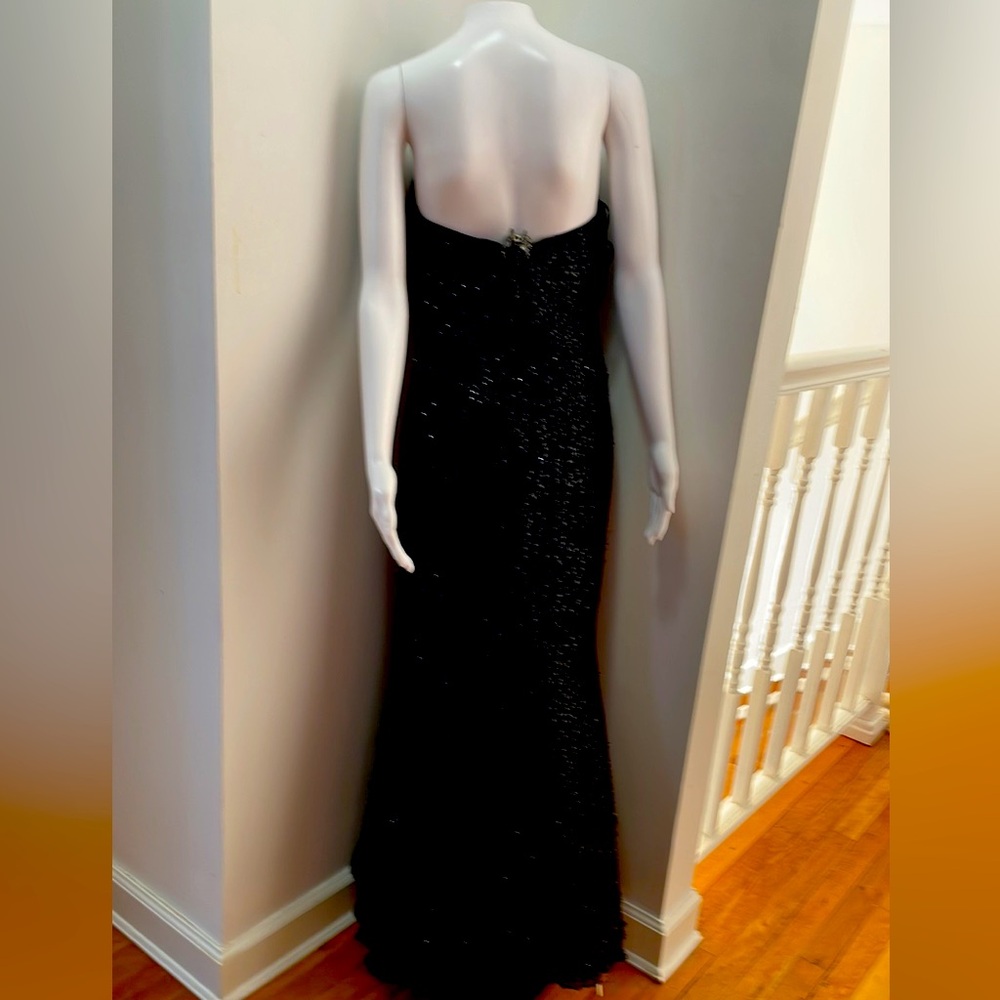 Black gala dress